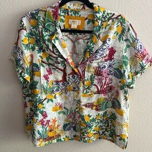 Maeve by Anthropologie Classic Surf Shirt, Size Small